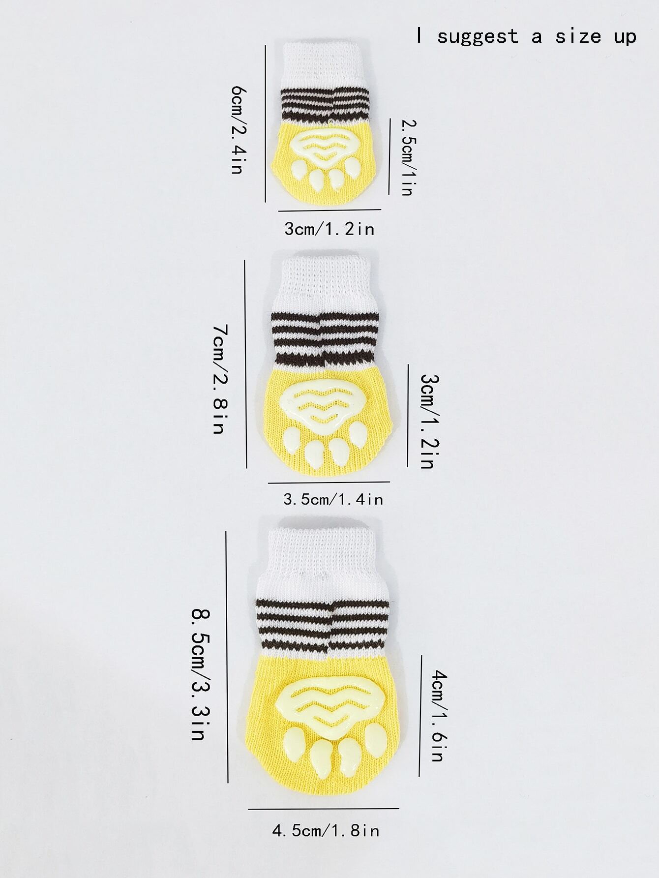  | SHEIN 4pcs/Pack Pet Anti-Slip Shoes Socks, Note: The Socks Size Is Slightly Smaller | Dress | Shein | OneHub