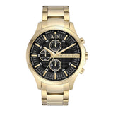 Buy Armani Exchange Gold Stainless Steel Black Dial Chronograph Quartz Watch for Men - AX2137 Online In Pakistan  | Armani Exchange Gold Stainless Steel Black Dial Chronograph Quartz Watch for Men - AX2137 | Watches | Armani Exchange | OneHub