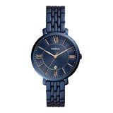 Fossil Jacqueline Blue Stainless Steel Navy Blue Dial Quartz Watch for Women - ES4094