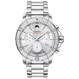  | Movado 800 Series Silver Stainless Steel Silver Dial Chronograph Quartz Watch for Men - 2600111 | Watches | Movado | OneHub
