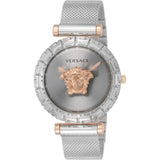  | Versace Palazzo Silver Mesh Bracelet Silver Dial Quartz Watch for Women - VEDV00419 | Watches | Versace | OneHub