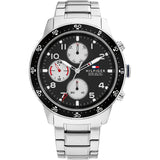  | Tommy Hilfiger Jimmy Silver Stainless Steel Grey Dial Chronograph Quartz Watch for Men - 1791950 | Watches | Tommy Hilfiger | OneHub