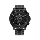  | Tommy Hilfiger Luce Black Stainless Steel Black Dial Chronograph Quartz Watch for Men - 1710494 | Watches | Tommy Hilfiger | OneHub