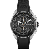  | HUGO BOSS Volane Black Silicone Strap Black Dial Chronograph Quartz Watch for Men - 1513953 | Watches | Hugo Boss | OneHub