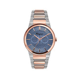 Ferragamo Contemporary Sapphire Two-Tone Stainless Steel Blue Dial Quartz Watch For Men - Sfhp00720