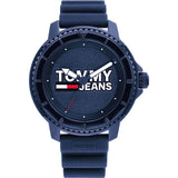 Tommy Hilfiger TOKYO Blue Silicone Strap Blue Dial Quartz Watch for Men - 1792000
