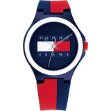 Buy Tommy Hilfiger Berlin Two-tone Silicone Strap Blue Dial Quartz Watch for Men - 1720025 Online In Pakistan  | Tommy Hilfiger Berlin Two-tone Silicone Strap Blue Dial Quartz Watch for Men - 1720025 | Watches | Tommy Hilfiger | OneHub