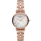 Buy Emporio Armani Gianni T-Bar Rose Gold Stainless Steel Mother Of Pearl Dial Quartz Watch for Women - AR11385 Online In Pakistan  | Emporio Armani Gianni T-Bar Rose Gold Stainless Steel Mother Of Pearl Dial Quartz Watch for Women - AR11385 | Watches | Emporio Armani | OneHub