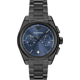 Buy Emporio Armani Federico Black Stainless Steel Blue Dial Chronograph Quartz Watch for Men - AR11561 Online In Pakistan  | Emporio Armani Federico Black Stainless Steel Blue Dial Chronograph Quartz Watch for Men - AR11561 | Watches | Emporio Armani | OneHub