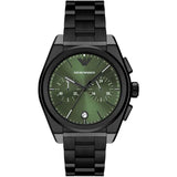 Buy Emporio Armani Federico Black Stainless Steel Green Dial Chronograph Quartz Watch for Men - AR11562 Online In Pakistan  | Emporio Armani Federico Black Stainless Steel Green Dial Chronograph Quartz Watch for Men - AR11562 | Watches | Emporio Armani | OneHub