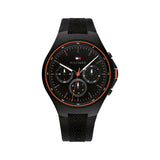 Buy Tommy Hilfiger Justin Black Silicone Strap Black Dial Chronograph Quartz Watch for Men - 1792056 Online In Pakistan  | Tommy Hilfiger Justin Black Silicone Strap Black Dial Chronograph Quartz Watch for Men - 1792056 | Watches | Tommy Hilfiger | OneHub