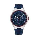 Buy Tommy Hilfiger Justin Blue Silicone Strap Blue Dial Chronograph Quartz Watch for Men - 1792057 Online In Pakistan  | Tommy Hilfiger Justin Blue Silicone Strap Blue Dial Chronograph Quartz Watch for Men - 1792057 | Watches | Tommy Hilfiger | OneHub