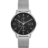 Buy Armani Exchange Cayde Silver Mesh Bracelet Black Dial Quartz Watch for Men - AX2714 Online In Pakistan  | Armani Exchange Cayde Silver Mesh Bracelet Black Dial Quartz Watch for Men - AX2714 | Watches | Armani Exchange | OneHub