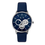 Buy Armani Exchange Blue Leather Strap Blue Dial Quartz Watch for Men - AX2746 Online In Pakistan  | Armani Exchange Blue Leather Strap Blue Dial Quartz Watch for Men - AX2746 | Watches | Armani Exchange | OneHub