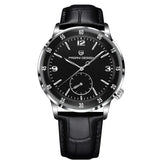 Pagani Design Black Leather Strap Black Dial Automatic Watch for Men - PD1790