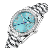 Buy Pagani Design  Silver Stainless Steel Aqua Blue Dial  Quartz Watch for Women - PD-1776 Online In Pakistan  | Pagani Design  Silver Stainless Steel Aqua Blue Dial  Quartz Watch for Women - PD-1776 | Watches | Pagani Design | OneHub