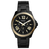  | Fossil Cecile Black Stainless Steel Black Dial Quartz Watch for Women - AM4606 | Watches | Fossil | OneHub
