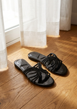 Anastasia Crystal Flat Sandals – Jade Green | Anza PK | ANZA Eden | Flats | Anza | OneHub