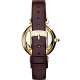  | EMPORIO ARMANI Purple Dial Purple Leather Strap Watch For Women - AR1757 | Watches | Emporio Armani | OneHub