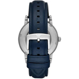  | EMPORIO ARMANI Meccanico Blue Leather Strap Blue Dial Automatic Watch for Men - AR60030 | Watches | Emporio Armani | OneHub