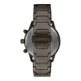  | EMPORIO ARMANI Mario Grey Stainless Steel Blue Dial Chronograph Quartz Watch for Men - AR80045 | Watches | Emporio Armani | OneHub