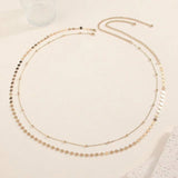 SHEIN Adjustable 68+25cm Extended Chain: Suitable For Various Waist Sizes, Can Be Worn As A Waist Chain Or Long Necklace, 2-In-1 Use