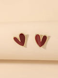  | SHEIN Andkiss Heart Shaped Stud Earrings | Earrings | Shein | OneHub