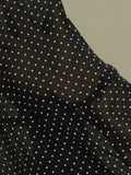  | SHEIN Aveloria Modichic Classic Black & White Polka Dot Chiffon Sheer Collared Long Sleeve Shirt For Women | Top | Shein | OneHub
