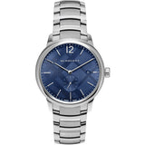  | Burberry Silver Stainless Steel Blue Dial Quartz Watch for Men - BU10007 | Watches | Burberry | OneHub