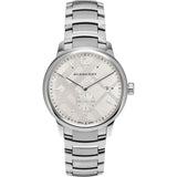 Burberry The Classic Silver Stainless Steel Silver Dial Quartz Watch for Men - BU10004