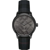  | Burberry Classic Black Leather Strap Black Dial Quartz Watch for Men - BU10010 | Watches | Burberry | OneHub