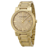  | Burberry Gold Stainless Steel Gold Dial Quartz Unisex Watch - BU9033 | Watches | Burberry | OneHub