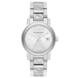 Burberry Silver Stainless Steel Silver Dial Quartz Watch for Men - BU9037