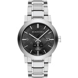  | Burberry The City Silver Stainless Steel Black Dial Quartz Watch for Men - BU9901 | Watches | Burberry | OneHub