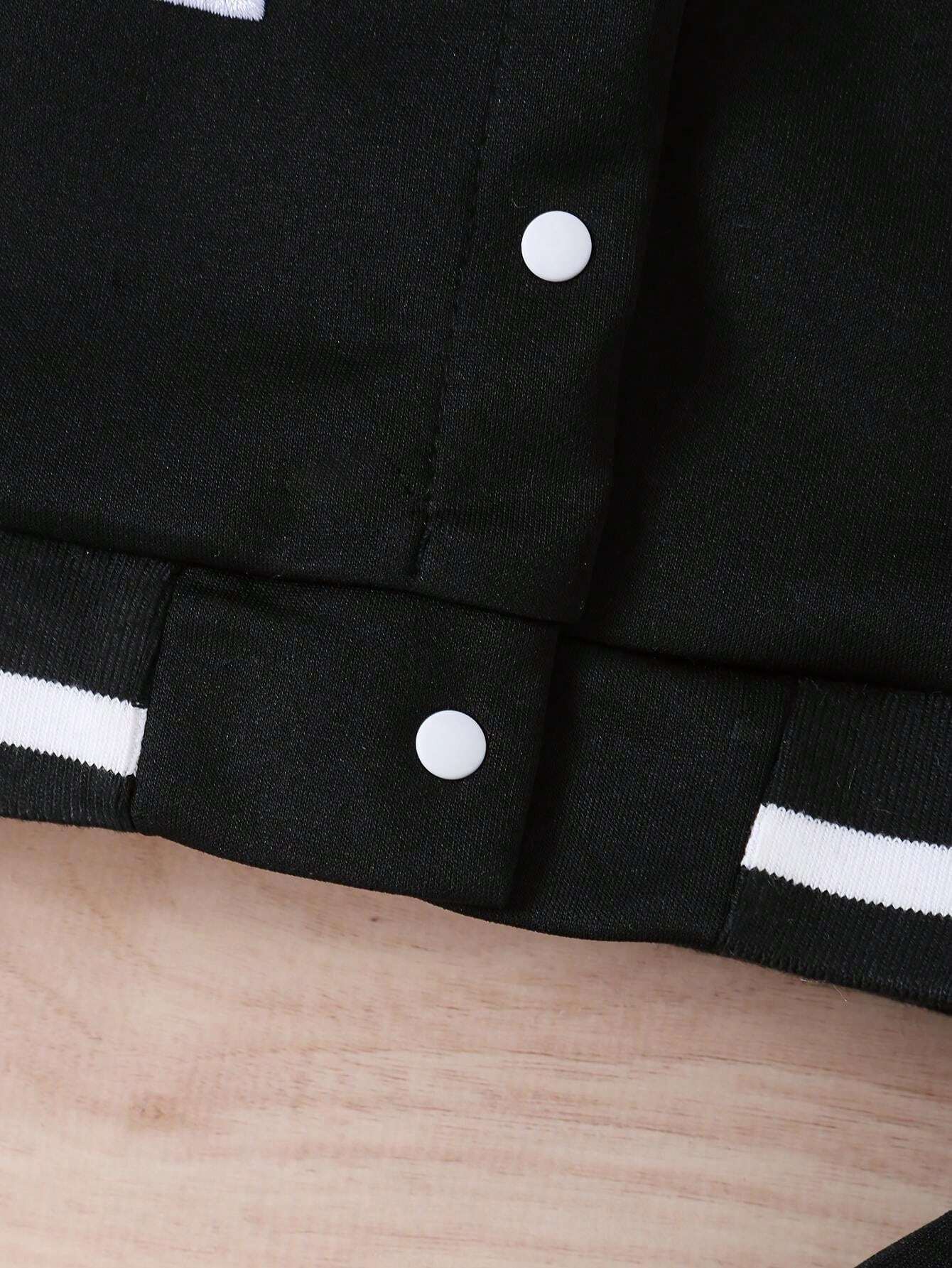  | SHEIN Baby Boy Fashion Casual Letter Baseball Jacket Set | Dress | Shein | OneHub