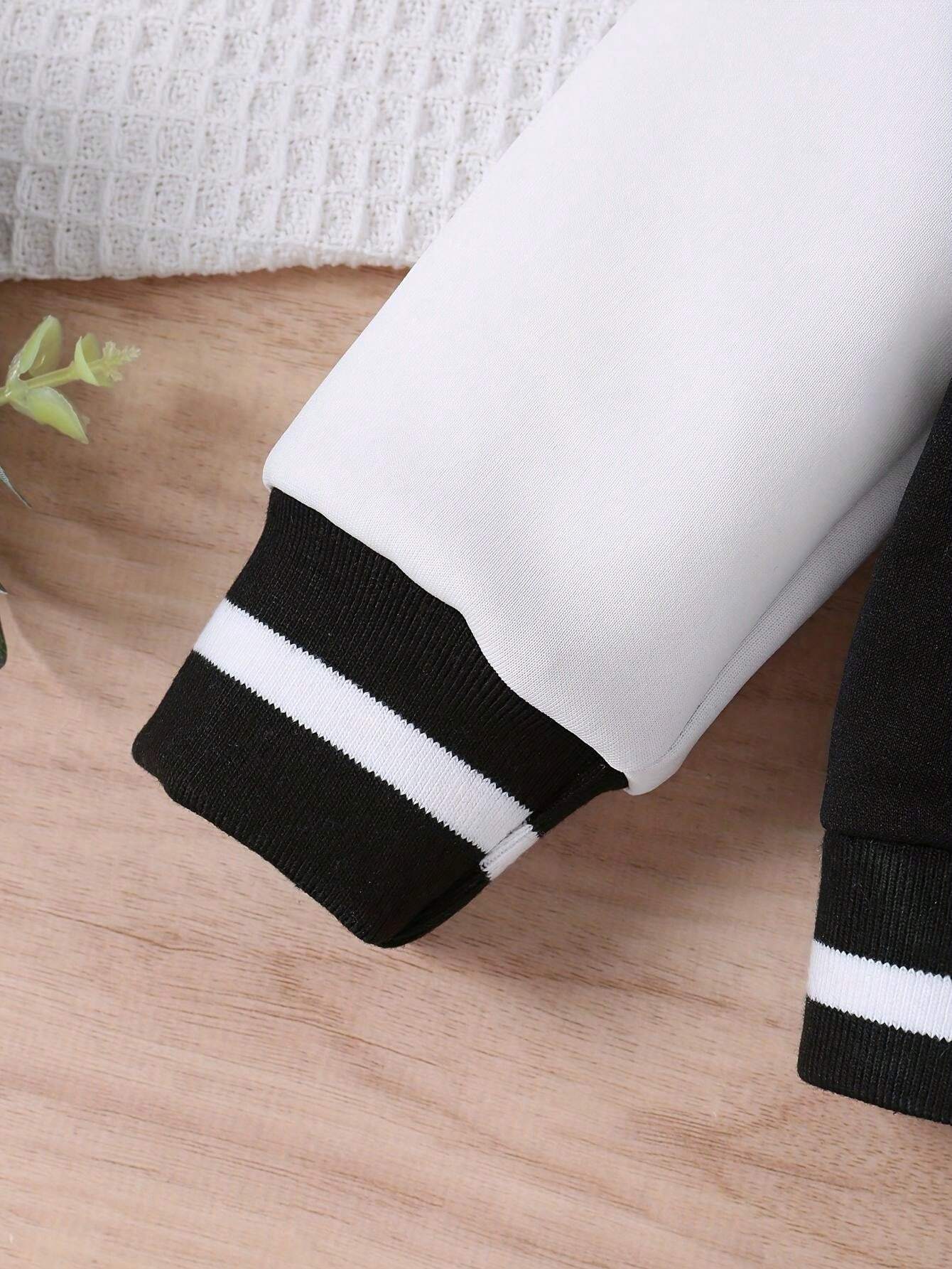  | SHEIN Baby Boy Fashion Casual Letter Baseball Jacket Set | Dress | Shein | OneHub