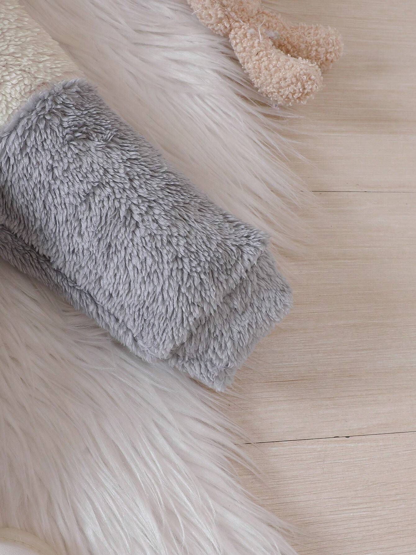  | SHEIN Baby Boy Reversible Fleece Grey Patchwork Zipper Jacket , Fashionable Street Style Fit For Autumn/Winter Outings, Soft Plush Fabric, Comfortable | Dress | Shein | OneHub