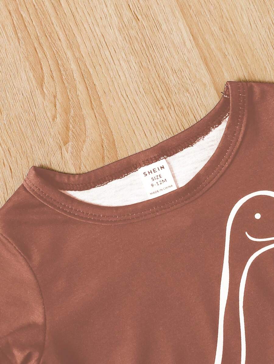  | SHEIN Baby Boy Spring/Summer Knitted Short Sleeve Top 3-Piece Set, Casual | Dress | Shein | OneHub