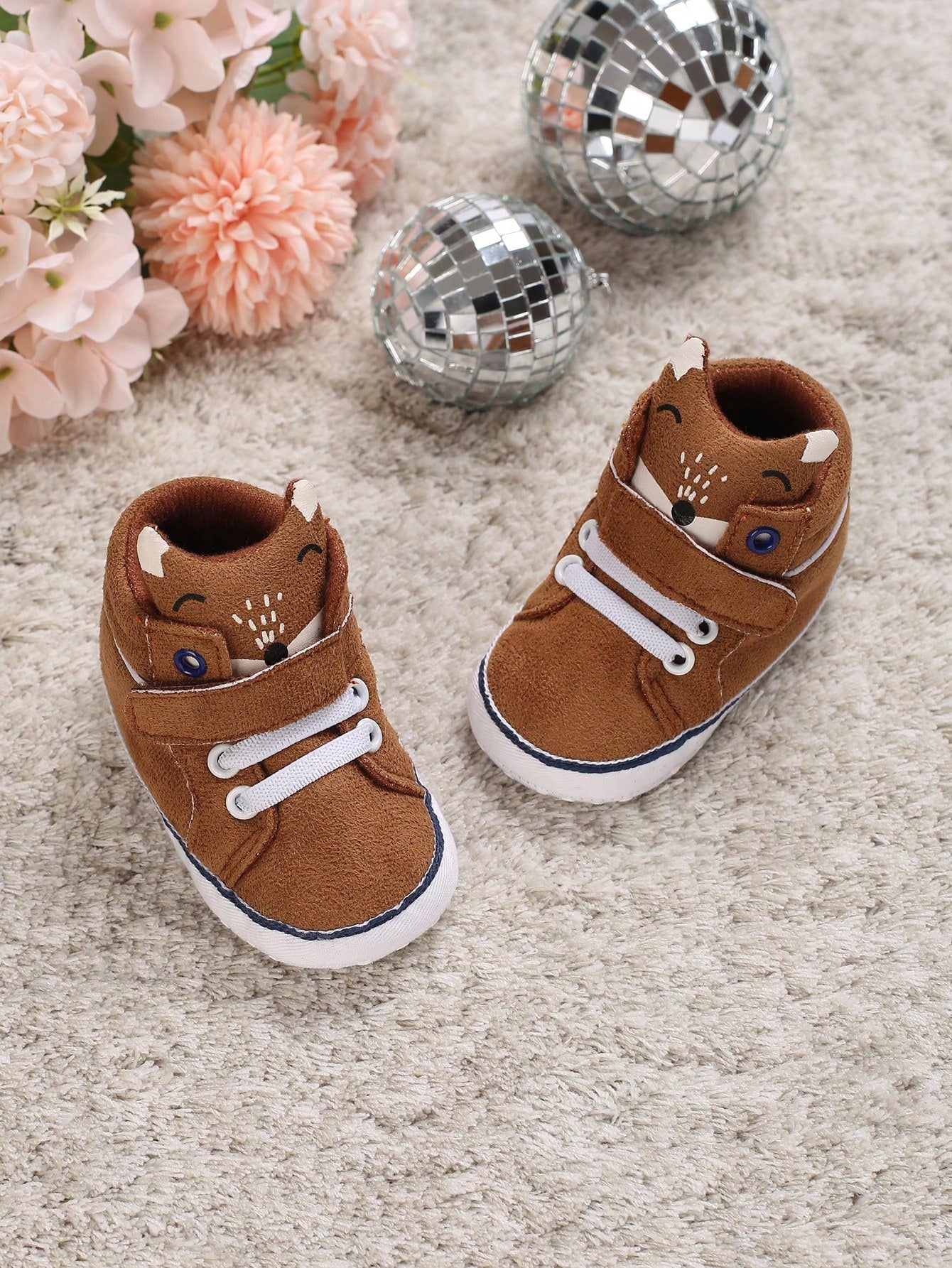  | SHEIN Baby Fox Decor Hook-and-loop Fastener Sneakers For Spring & Fall | Bags | Shein | OneHub