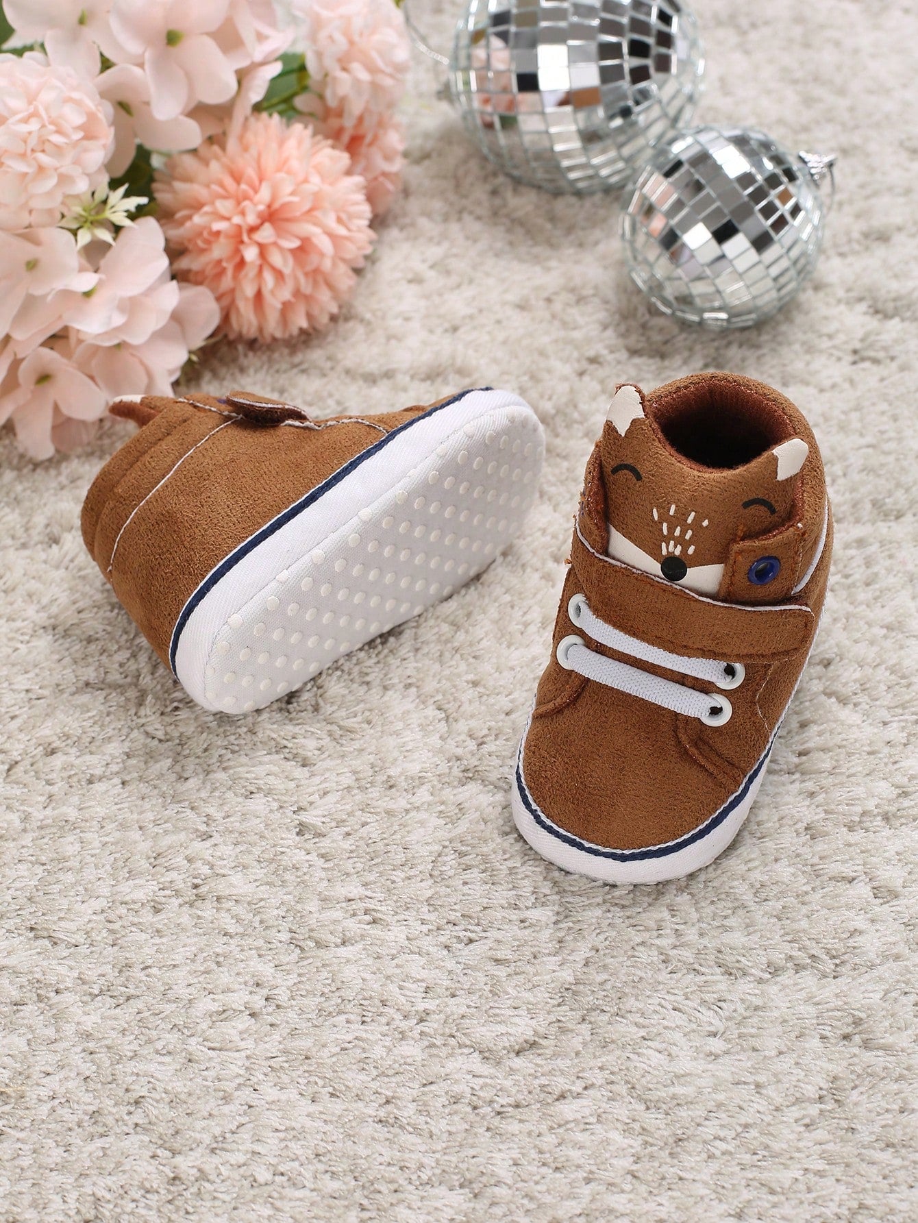  | SHEIN Baby Fox Decor Hook-and-loop Fastener Sneakers For Spring & Fall | Bags | Shein | OneHub