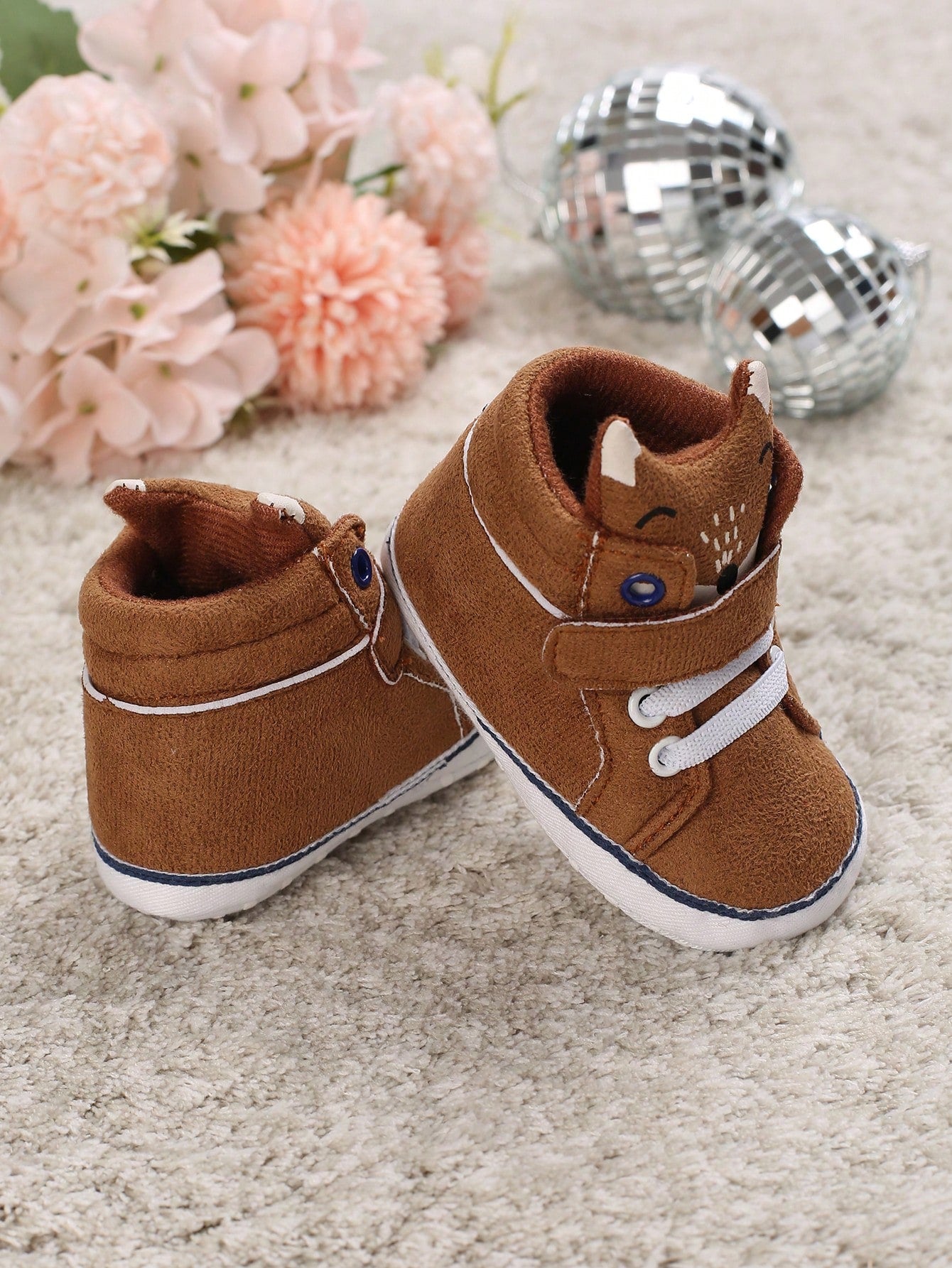  | SHEIN Baby Fox Decor Hook-and-loop Fastener Sneakers For Spring & Fall | Bags | Shein | OneHub