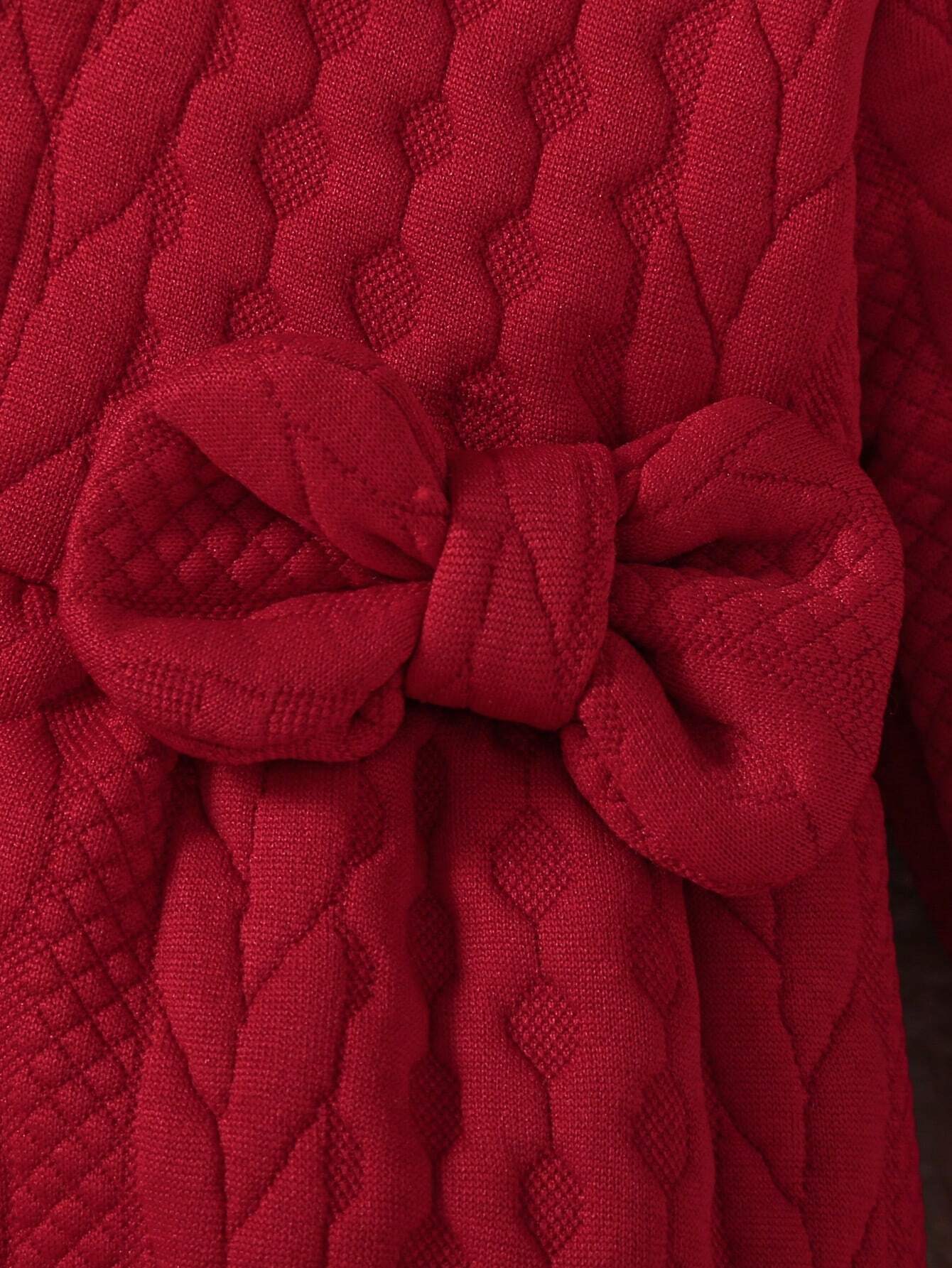  | SHEIN Baby Girls' Red Hooded Romper With Bowknot And Front, Winter | Dress | Shein | OneHub