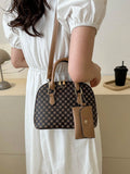  | SHEIN Bow Decor 2pcs/Set Fashionable Solid Color Geometric Pattern Handbag | Bags | Shein | OneHub