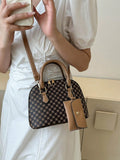  | SHEIN Bow Decor 2pcs/Set Fashionable Solid Color Geometric Pattern Handbag | Bags | Shein | OneHub