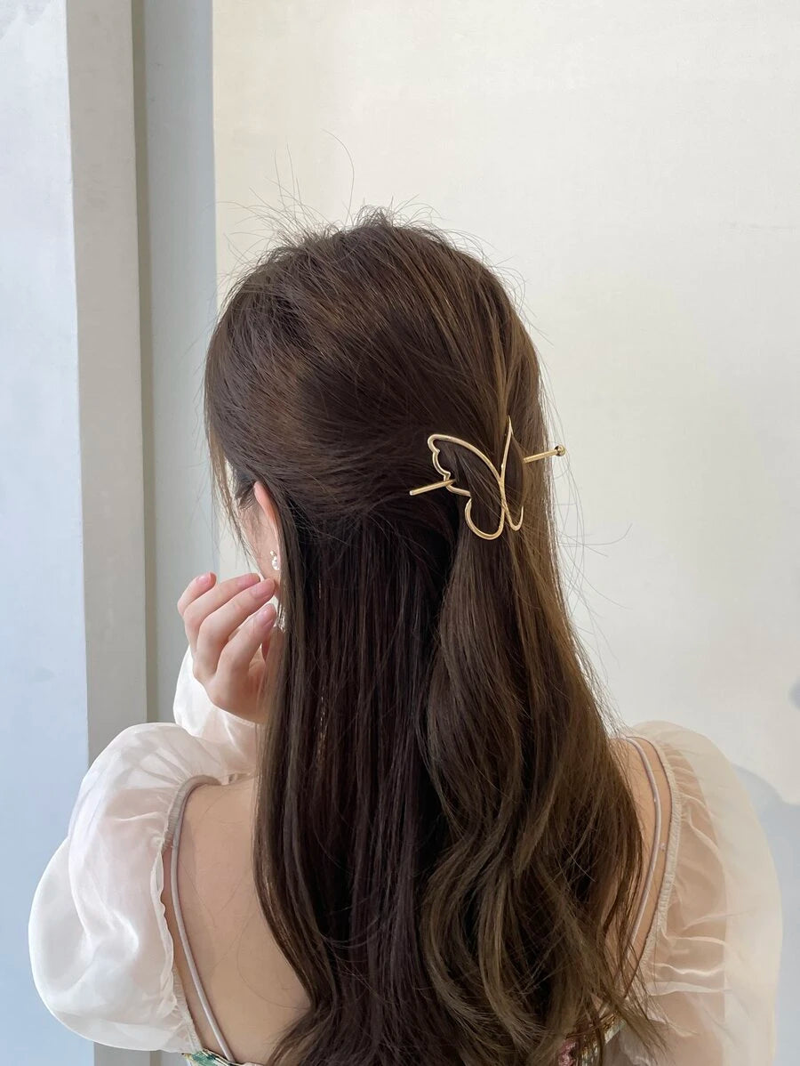  | SHEIN Butterfly Decor Hair Slide With Stick Street Hair Clips | Hair Accessories | Shein | OneHub