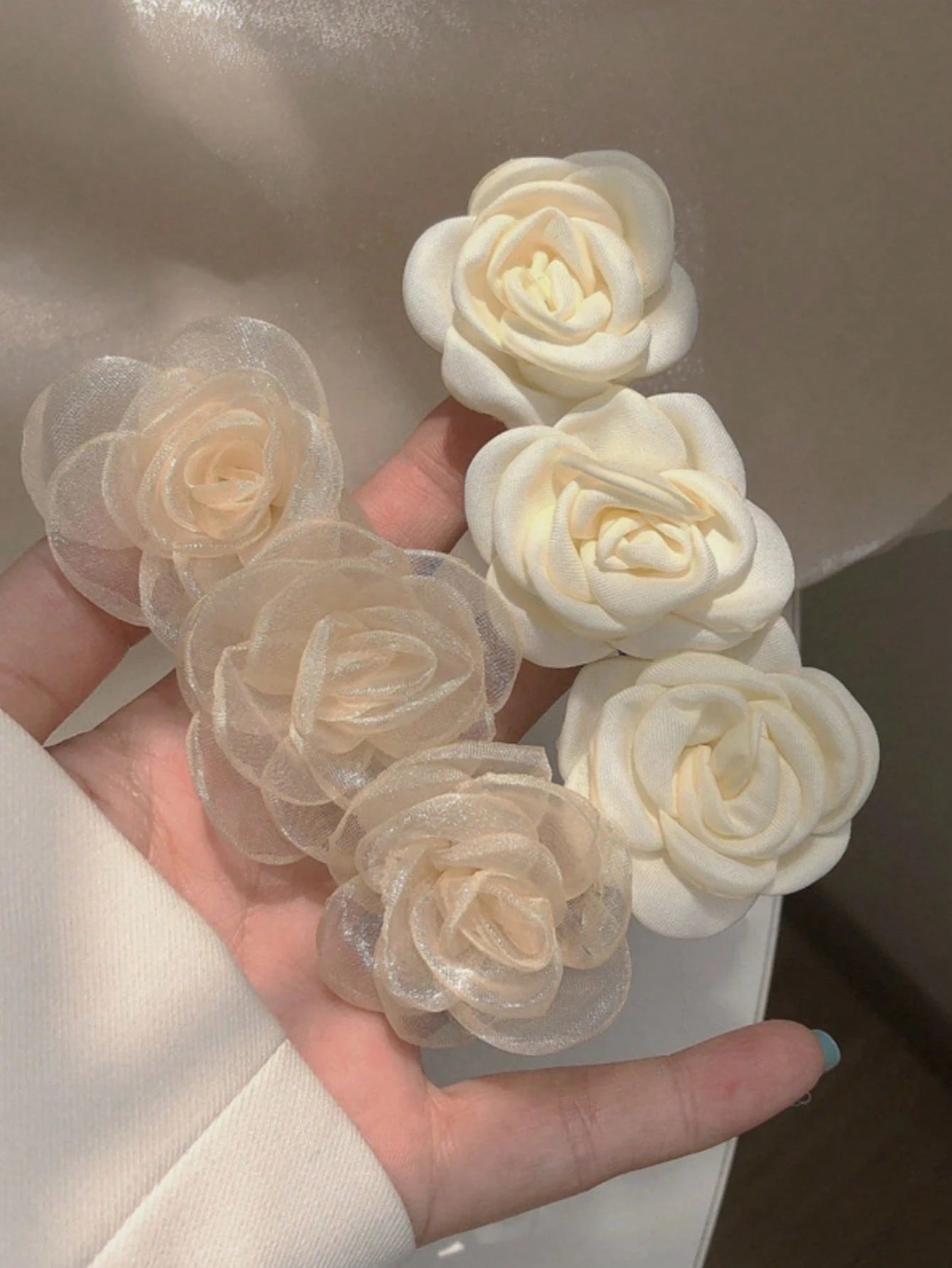  | SHEIN Camellia Hair Clip, Female, Summer, Bangs Side Clip, Back Of Head Clip, Headwear, Spring Hair Clip, Internet Famous New Hair Accessory, School Stuff | Hair Accessories | Shein | OneHub