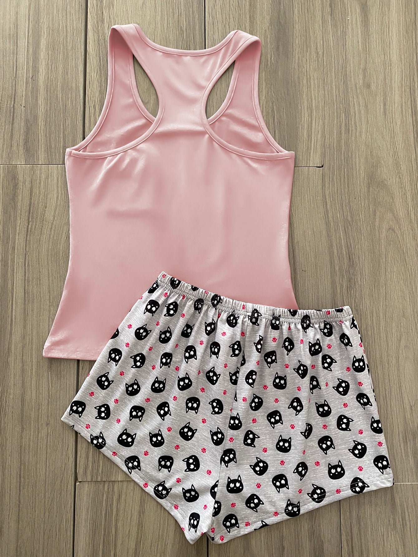  | SHEIN Cartoon & Slogan Graphic Tie Front PJ Set | PJ Set | Shein | OneHub