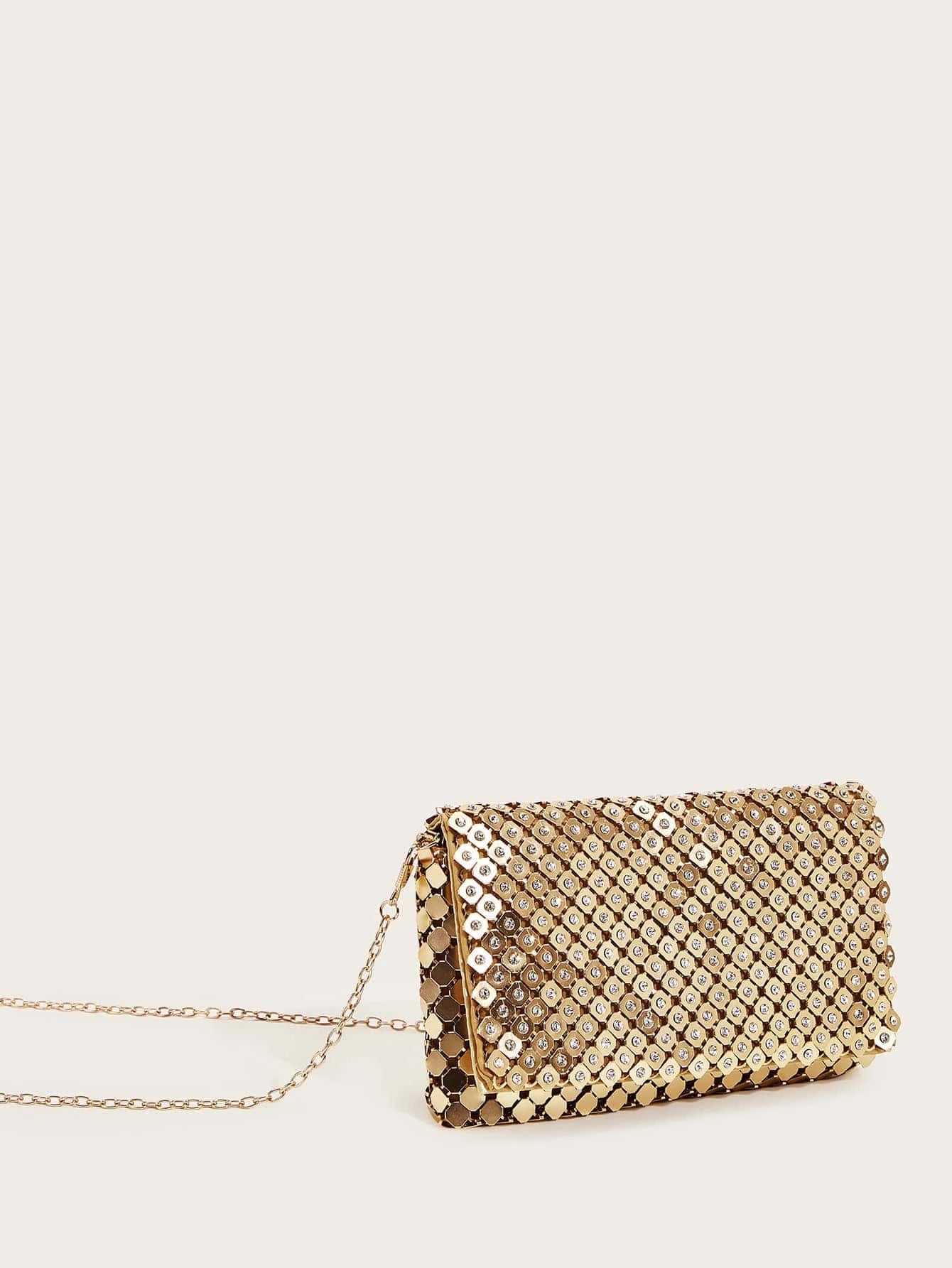  | SHEIN Clutch Bag Evening Party Bag Glitter Small Purse with Detachable Chain Strap Any Prom Clutch Walle | Wallet | Shein | OneHub
