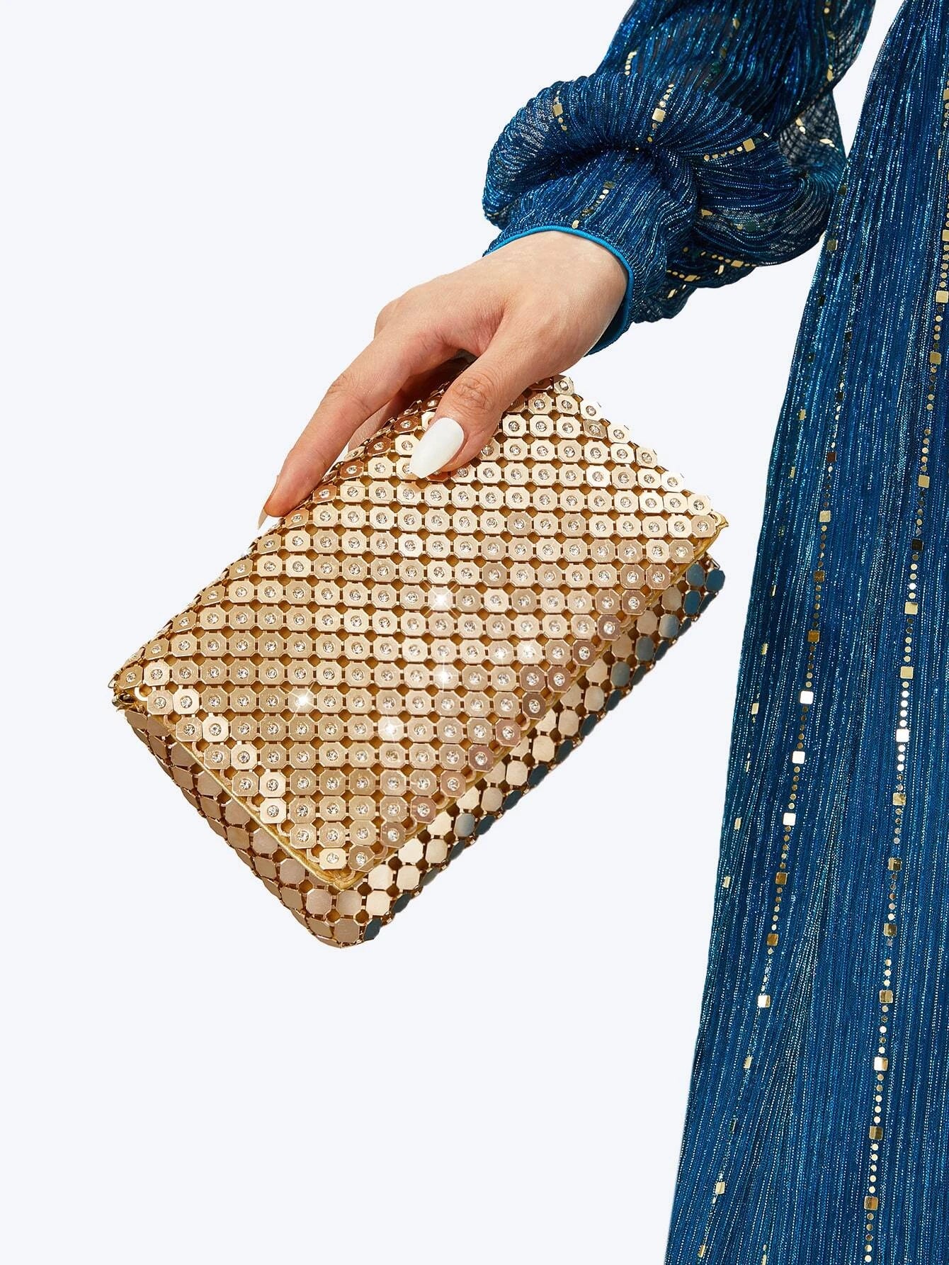  | SHEIN Clutch Bag Evening Party Bag Glitter Small Purse with Detachable Chain Strap Any Prom Clutch Walle | Wallet | Shein | OneHub