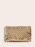  | SHEIN Clutch Bag Evening Party Bag Glitter Small Purse with Detachable Chain Strap Any Prom Clutch Walle | Wallet | Shein | OneHub